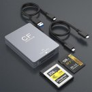 Cfexpress Type B And Sd Dual-Slot Card Reader, Usb 3.1 Gen 2 10Gbps Cfexpress Reader, Port
