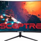 Sceptre 32 inch Curved 2K Gaming Monitor QHD 2560 x 1440 up to 165Hz 144Hz 1ms HDR400 400 Lux AMD