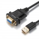 Usb To Serial 9 Pin Rs 232 Converter Cable With Ftdi Chipset For Cashier Register, Modem, Scanner,