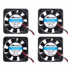 4Pcs 3D Printer Fan 12V, 40Mm 12 Volt Fan 0.08A Dc Mini Quiet Cooling Fan 40X40X10Mm With 28Cm Cab