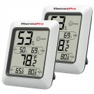 ThermoPro TP50 2 Pieces Digital Hygrometer Indoor Thermometer Room Thermometer and Humidity Gauge