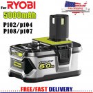 P108 5.0Ah 18V One+ Plus High Capacity Battery 18 Volt Lithium-Ion New