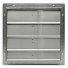 Dayton 2C523 24 In Backdraft Damper / Wall Shutter, 24-1/2 In X 24-1/2 In