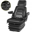 VEVOR Forklift Tractor Seat Suspension Adjustable Backrest Armrest Safety Belt