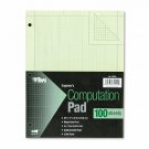 TOPS Engineering Computation Pad 8 1/2 x 11 Green 100 Sheets 35500