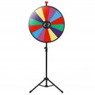 24" Prize Wheel Tripod Floor Stand Tradeshow Carnival Fortune Spinning Game