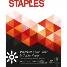 Staples 8.5" x 11" Laser Paper 32 lbs. 98 Brightness 500/RM (85047 / 86047)
