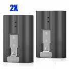 2Pcs Rechargeable Battery Pack For Ring Video Doorbell 2 3 3+ 4 Spotlight Camera