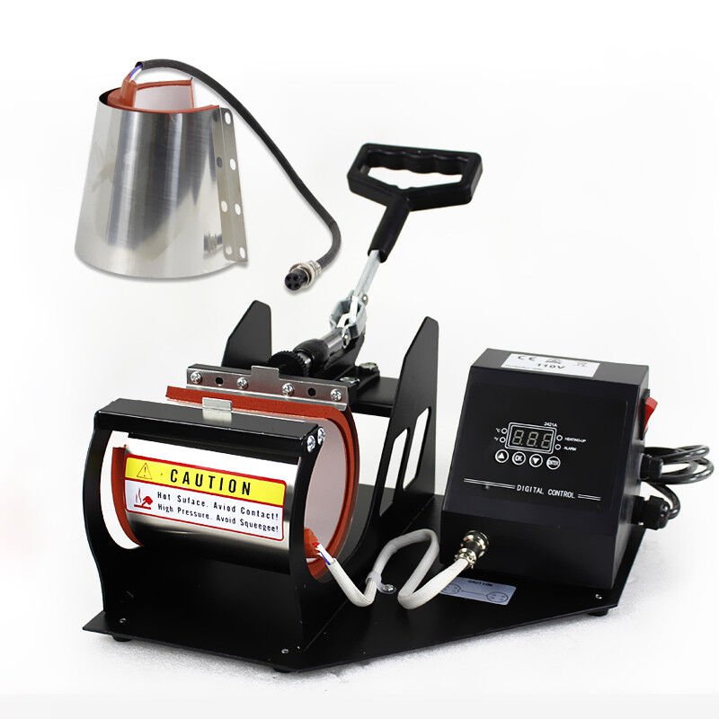 Digital Display Heat Press Transfer Sublimation Machine For Cup Coffee Mug