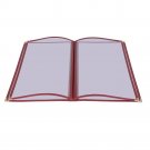 20Pcs Menu Cover 4 Page 8 View 8.5X14" Corner Stitch Restaurant Cafe