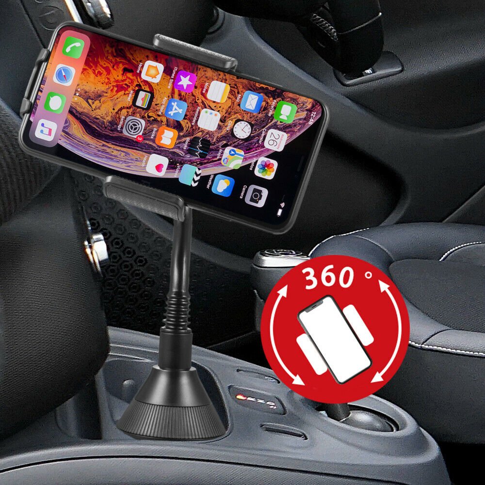 Car Vehicle Cup Holder Mount & Strong Grip Holder for Samsung Mobile Phones (sku 57892)