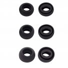 Fit In Case Silicone Eartips For Sm-R190, S/M/L 3 Pairs (Black)