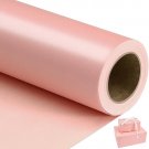 Pink Matte Pearly-Lustre Wrapping Paper – 17"x32.8 ft for Gifts & DIY Bouquets