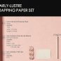 Pink Pearly-Lustre Wrapping Paper Set &acirc;�� Eco-Friendly, Satin Ribbon & Tags, 16.4 ft