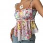 Women&acirc;��s Floral Cropped Camisole &acirc;�� Lightweight, Sleeveless, Tied Detail Top