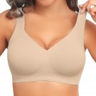 PoseFree Women’s Seamless T-Shirt Bra – Wireless, Push-Up, Soft Full Coverage