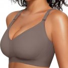 Seamless V-Neck Bralette – Push-Up, Full Support, Comfy, No Wire