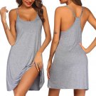 Women’s Racerback Sleeveless Nightgown – Soft, Breathable, Comfy Sleepwear