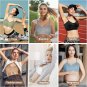4-Pack V-Neck Padded Bralette &acirc;�� Wireless Cami Bra with Adjustable Straps