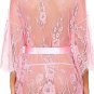 Women&acirc;��s Lace Kimono Robe &acirc;�� Sheer Mesh Babydoll Lingerie Nightgown Sleepwear