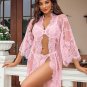 Women&acirc;��s Lace Kimono Robe &acirc;�� Sheer Mesh Babydoll Lingerie Nightgown Sleepwear