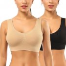 Women’s Comfort Seamless Bra – Removable Pads, Sleep, Yoga & Sports Support
