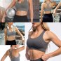 Women&acirc;��s High-Support Sports Bra &acirc;�� Criss-Cross Back, Padded Push-Up, Yoga Workout Top