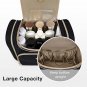 Large Toiletry Bag for Women &acirc;�� Water-Resistant Travel Organizer for Full-Size Cosmetics, Black
