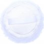 5pcs Large White Fluffy Powder Puffs – 3" Washable Round Velour Sponges for Face & Body