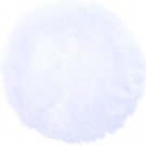 5pcs Large White Fluffy Powder Puffs – 3" Washable Round Velour Sponges for Face & Body
