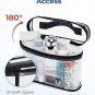 TSA Approved Toiletry Bag â 2 Pack Clear Quart Size Travel Makeup Organizer, Black Carry-On