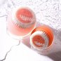 Mini Facial Cleansing Brush – Citrus Infused, Exfoliates & Cleans Pores, 2 Pack Travel Size
