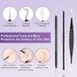 10pcs pimple popper tool kit—blackhead & acne remover set with metal box