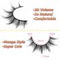 7 pairs manga lashes&acirc;��wispy, fluffy, spiky 3D anime cosplay false eyelashes.