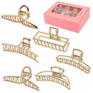 LUKACY 6-pack large 4" metal hair claw clips—strong hold for thick or thin hair LUKACY 6-pack large 4" metal hair claw clips—strong hold for thick or thin hair
