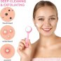2-pack silicone facial cleansing brushes—waterproof exfoliating scrubbers