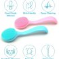 2-pack silicone facial cleansing brushes—waterproof exfoliating scrubbers