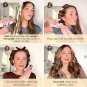 Heatless overnight curl headband—no-heat curler set with clip & scrunchies