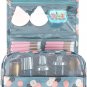 Waterproof Hanging Toiletry Bag with Hook &acirc;�� Travel Makeup Organizer (Blue)