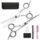 Fcysy Professional Hair Cutting & Thinning Scissors Kit with Accessories