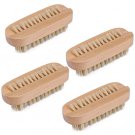 4PCS Double-Sided Wooden Nail Cleaning Brushes for Manicure & Pedicure 4PCS Double-Sided Wooden Nail Cleaning Brushes for Manicure & Pedicure
