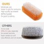 2-Sided Nail Cleaning Brushes – Soft & Stiff Bristles, 4 Pack