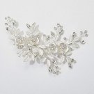 Silver Rhinestone Bridal Hair Comb
