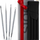 Pimple popper tool kit with lancets, comedone extractor, blackhead and milia remover Pimple popper tool kit with lancets, comedone extractor, blackhead and milia remover