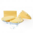60-pack compressed PVA facial sponges for cleansing, exfoliating, and makeup removal