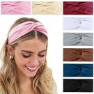 oho turban headbands for women, wide non-slip stretchy twist style fashion hair wraps