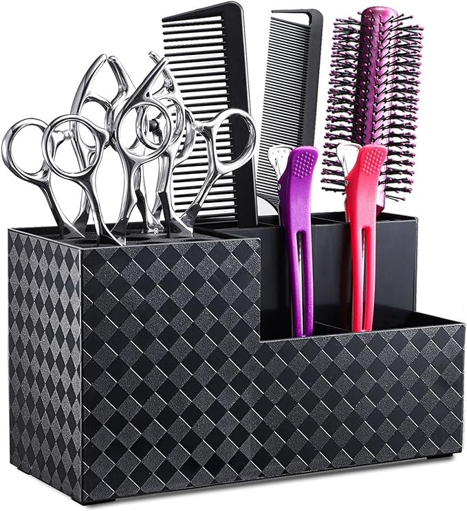 Barber Scissor Holder Rack, Hairdressing Shears Organizer Block for Salon Tools