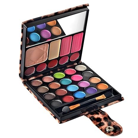 29 Color Eyeshadow, Lip Gloss, Blush & Concealer Palette