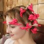 30 Pcs Soft Foam Hair Curlers – Heatless Overnight Rollers for Long Hair, Pink Satin