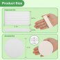 120 Pcs Compressed Facial Sponges, Round Face Cleansing & Exfoliating Makeup Remover Pads